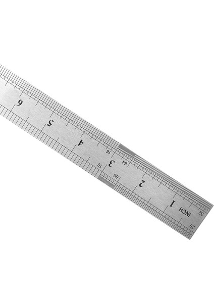 2x Paslanmaz Çelik Çift Taraflı Düz ​​kenar Cetveli Ölçüyor 60CM/24 Inç, Gümüş (Yurt Dışından) indirimleri