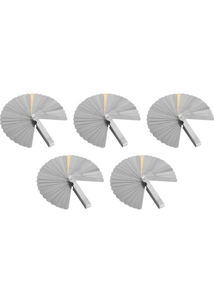 160 Set Mesafe Gösterge Filding Valf Öğretimi Feeler Gauge 0.04-0.88 mm Boşluk Boyutu (Yurt Dışından)