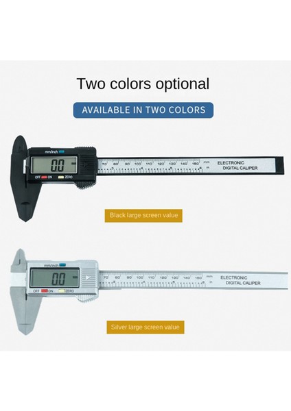 Plastik Dijital Kaliper, Inç Metrik Fraksiyon Dönüşümü, 0-150MM Dijital Mücevher Cetveli, Play Kaliper (Yurt Dışından) modelleri