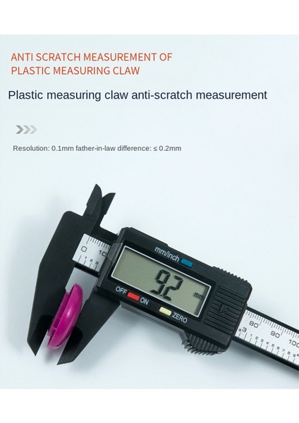 Plastik Dijital Kaliper, Inç Metrik Fraksiyon Dönüşümü, 0-150MM Dijital Mücevher Cetveli, Play Kaliper (Yurt Dışından) indirimleri