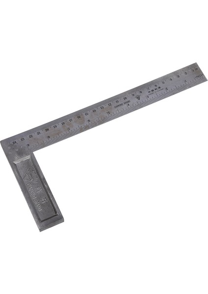 4x 90 Derece 25 cm Uzunluğunda Paslanmaz Çelik L-Kare Açı Cetvel (Yurt Dışından) fiyatları