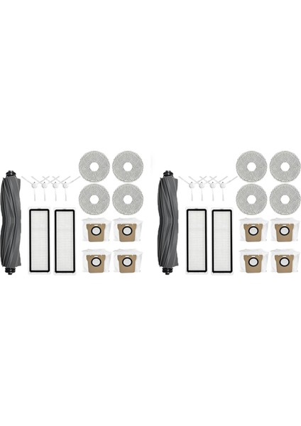 Dream L10S Için 2set L10S Ultra / S10 Pro Aksesuarları Xiaomi Mijia Omni 1s B101CN X10+ Robot Ana Yan Fırça Filtre Paspası (Yurt Dışından)
