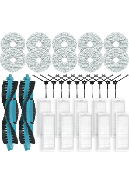 Cecotec Conga 11090 Spin Devrimi Yedek Yedek Parçalar Aksesuarlar Ana Yan Fırça Hepa Filtre Mop Kumaş Pedleri (Yurt Dışından)