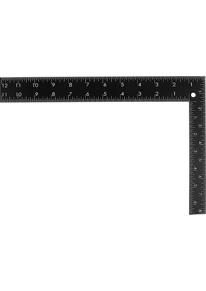 3x Öğretmen 0-30CM 0-20CM Ölçüm Aralığı L Şekilli Tasarım Kare Cetvel Siyah (Yurt Dışından) fiyatları