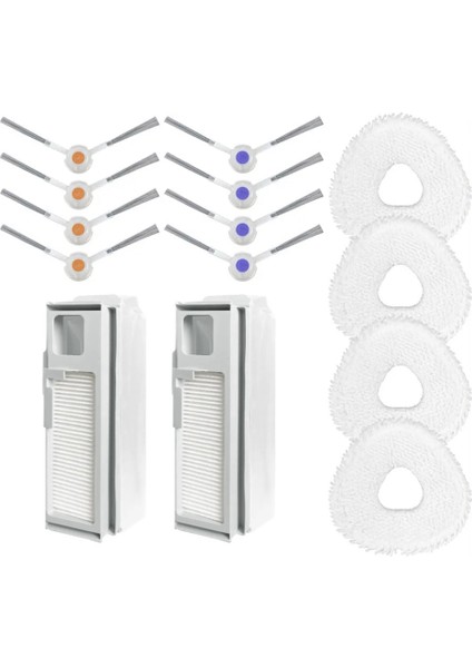 Narwal Için J4 J4 Lite Yan Fırça Paspas Bezleri Rag Entegre Filtre Çantası Robot Vakumları Aksesuarları Yedek Parça Değiştirme (Yurt Dışından)