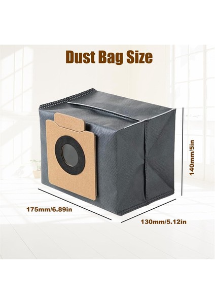 12 Paket Yedek Toz Torbaları Eufy X8 Pro Robot Vakum Kendi Üzerinde Boş Olan Istasyon Aksesuarı (Yurt Dışından) modelleri