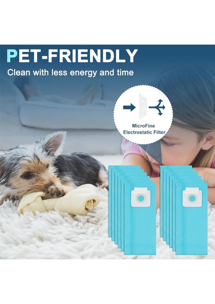 Riccar Dikiş Vakumları 2000 4000 ve Vibrance Serisi 12 Paket Için Uyumlu Mini Filtrasyon Vakum Torbaları Tip (Yurt Dışından) fırsatları