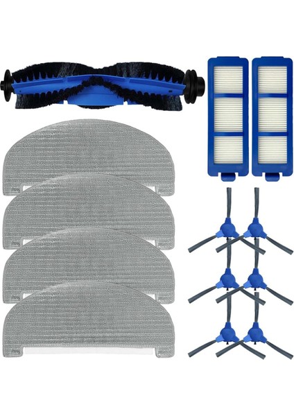 Eufy Clean G40 Hybrid+ G35+ Yedek Yedek Parçalar Aksesuarları Ana Yan Fırça Mop Bezi (Yurt Dışından)