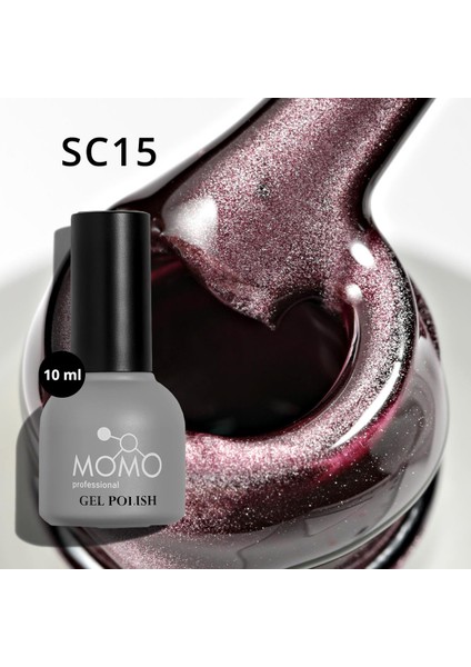 Korean Cat Eye, Silky Cat Eye, Kedi Gözü Oje, SC15 Bordo Mürdüm, 10 ml fırsatları