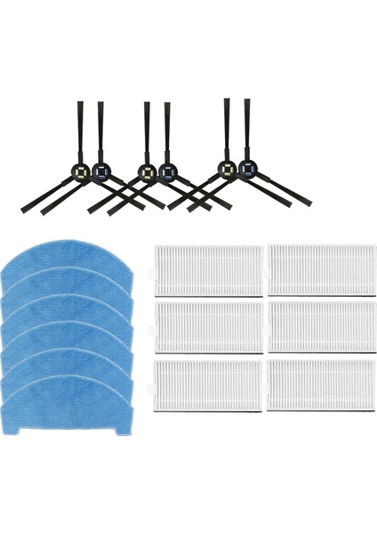 Ilıfe V3X Süpü Robot Temizleyici Parçaları Için 18 Pcs Yan Fırça Paspas Filtresi (Yurt Dışından) fiyatları