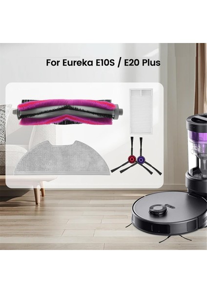 Eureka E10S / E20 Plus Robot Vakum Süpürge Parçaları Için Aksesuar Kiti Değiştirme (Yurt Dışından) modelleri