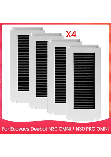 Ecovacs Deebot N30 Omnı / N30 Pro Omni, Vakum Filtresi Yedek Parçalar Aksesuarları Kiti Için Hepa Filtreleri (Yurt Dışından)