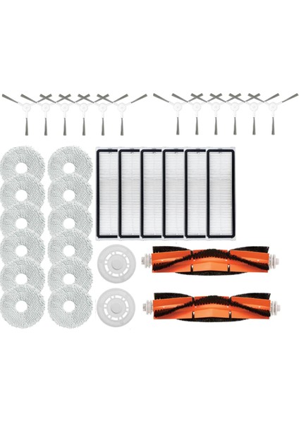 38PCS Xiaomi Robot Vakum S10+ / S10 Plus / B105 Robot Vakum Ana Yan Fırça Hepa Filtre Mop Bezi (Yurt Dışından)