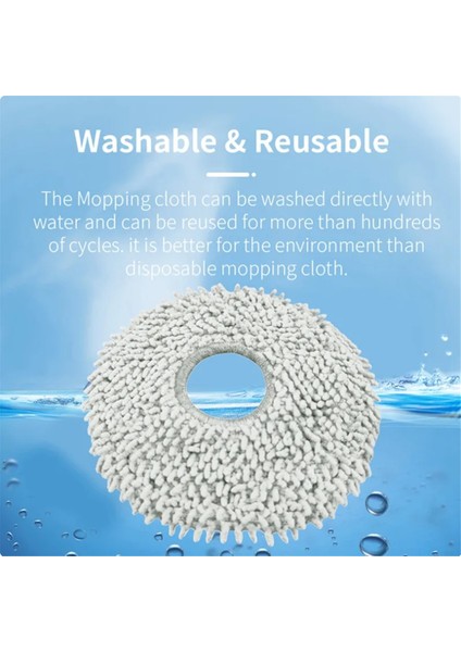 38PCS Xiaomi Robot Vakum S10+ / S10 Plus / B105 Robot Vakum Ana Yan Fırça Hepa Filtre Mop Bezi (Yurt Dışından) indirimleri