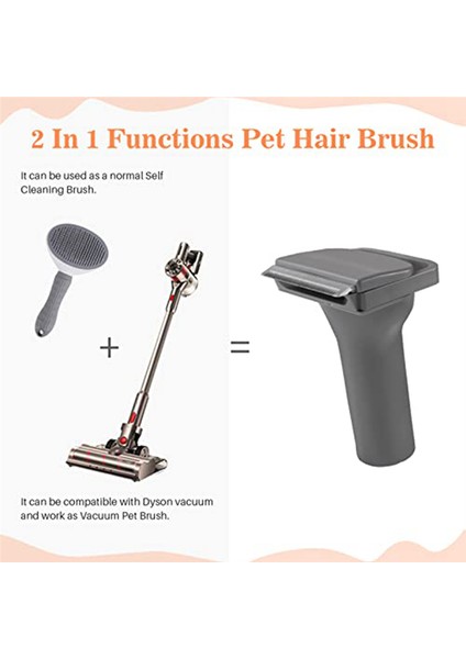 Kediler ve Köpekler Desheding Aracı Dyson V6/7/8/10/11 Için Tımar Fırçası ve Kısa Veya Orta Saç Evcil Hayvanları Için Dc Serisi (Yurt Dışından) fırsatları