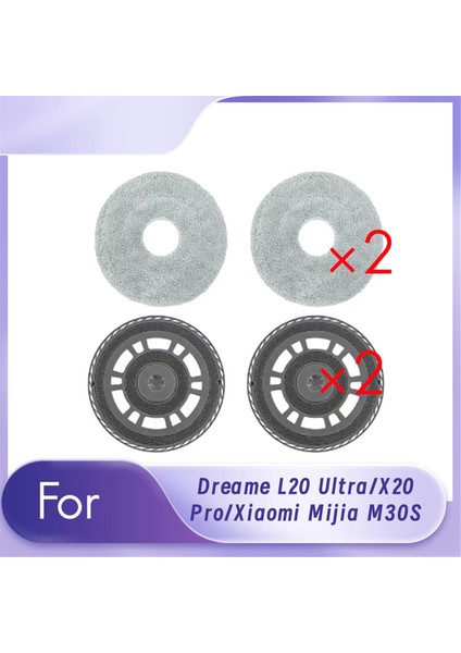 Dream L20 ULTRA/X20 Pro/xiaomi Mijia M30S Robot Vakum Pos Moard Temizleyici Paspas Kiti (Yurt Dışından)