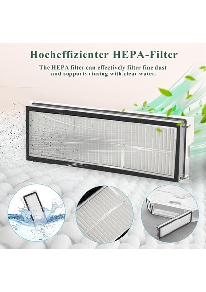 Roborock Qrevo Için Aksesuar Kiti Robot Vakum Ana Yan Fırça Hepa Filtre Mop Pedler Toz Torbaları Yedek Parçalar (Yurt Dışından) indirimleri