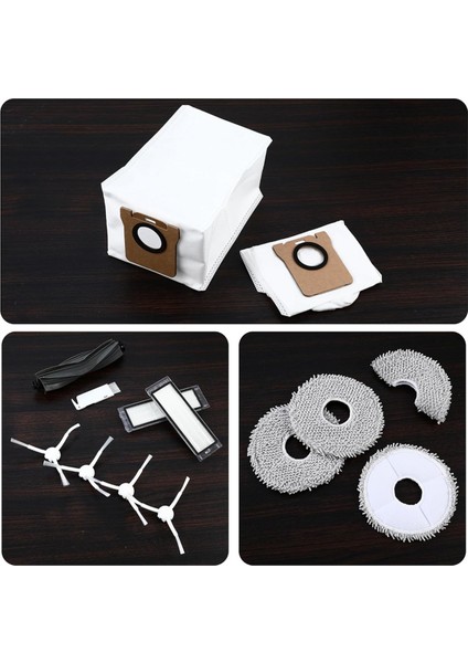 Dream L10S Ultra / L10 Ultra / Xiaomi X20+ Robot Vakum Süpürge Ana Yan Fırça Hepa Filtre Mop Bez Tuz Torbaları (Yurt Dışından) fiyatları