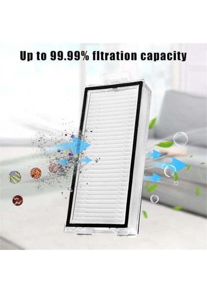 Roborock Için 18PCS Yedek Parçalar Q8 Max+/q8 Max/q5 Pro/q5 Pro+Robot Vakum Silindir Yan Fırça Filtre Mop Pad Toz Çantası (Yurt Dışından) modelleri