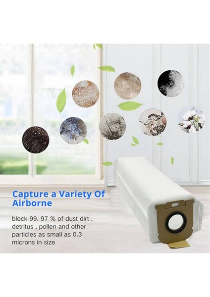 Dreame Z10 Istasyonu Sarf Meydanları Toz Çanta Dokunmayan Çanta Süpürücü Aksesuarları Temiz Araç Sürmek ve Iyi Çalışacak Şekilde Üretilen (Yurt Dışından) modelleri