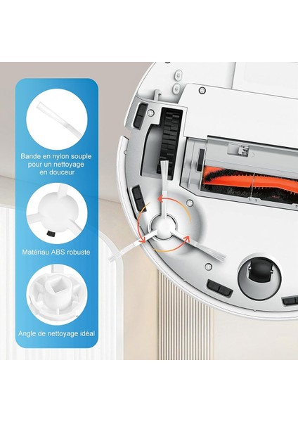 Xiaomi Için Aksesuar X20+ Robot Vakum Süpürücü Ana Yan Fırça Hepa Filtre Mop Bez Toz Çantaları Yedek Parçalar (Yurt Dışından) modelleri
