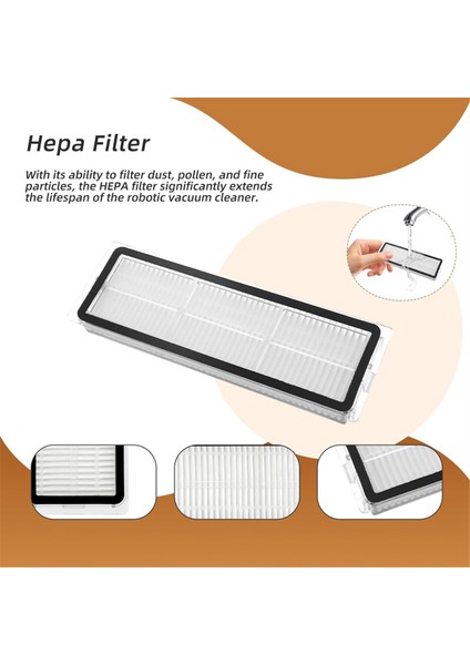 Dream L10S ULTRA/L10 Ultra Için, Xiaomi Robot Vakum X20+ Plus Ana Yan Fırça Hepa Filtre Aksesuarları Parçaları (Yurt Dışından) modelleri