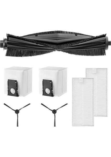 Eureka J20 Robot Vakum Süpürge Parçaları Için Vakum Yedek Parçaları Ana Yan Fırça Hepa Filtreler Toz Çantaları (Yurt Dışından) fiyatları