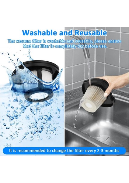 4pcs Vakum Süpürge Filtre Aksesuarı Bissell 61421 1614203 1614204 2390 2389 2390A Vakum Süpürge Yedek Parçaları (Yurt Dışından) modelleri