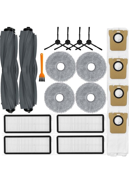 Dream L20 Için Yedek Parçalar Ultra Vakum Temizleyici Aksesuarları Kit Ana Yan Fırça Hepa Filtre Mop Padleri Toz Çanta (Yurt Dışından)