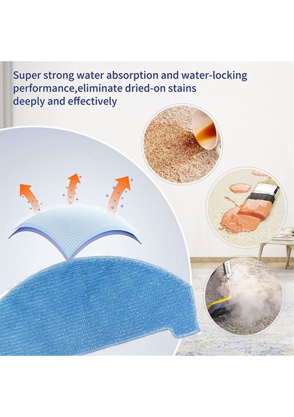 Ilıfe V3X Robot Vakum Süpürge Parçaları Değiştirme Için 12 Pc Temizlik Rags (Yurt Dışından) indirimleri