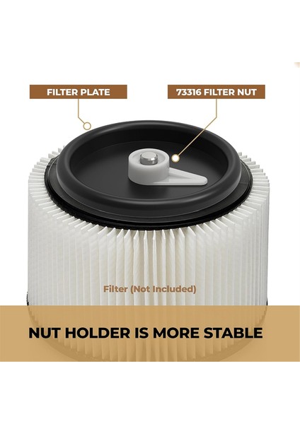 73316 83872 Vakum Filtre Somun ve Plaka Ridgid Filtre Somun Filtre Plakası Vakum Süpürücü VT2565 Isılı/kuru Aksesuarlar (Yurt Dışından) fiyatları