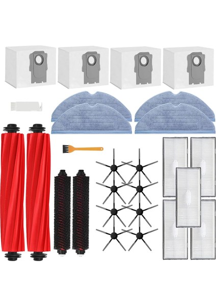 Roborock S7 Maxv Ultra / S7 Pro Ultra Vakum Süpürge, Yedek Parçalar Içeren Silindir Fırçası Için Accessrioes (Yurt Dışından)