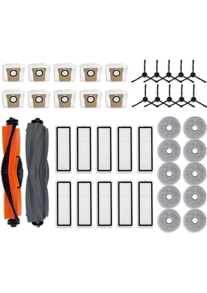 Xiaomi Dreame Için L30 Ultra Robot Vakum Ana Yan Fırça Hepa Filtre Mop Padleri Toz Çantası Yedek Parçalar Aksesuarlar (Yurt Dışından)