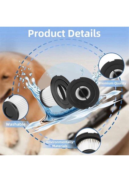 4pcs Dibea T6 C17 T1 Elektrikli Süpürge Aksesuarları Yedek Parçaları (Yurt Dışından) fırsatları