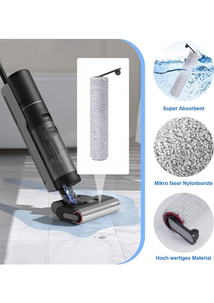 Dreame H12 Pro / H12 Çift Kablosuz Islak ve Kuru Vakum Süpürge Silindir Fırçaları Hepa Filtreleri Yedek Parçalar (Yurt Dışından) modelleri