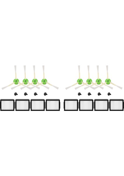 2set Yedek Parçalar Yan Fırça Hepa Filtresi Irobot Roomba E5 E6 E7 I3 I4 I5 I7 (Yurt Dışından)