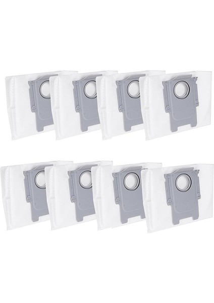 8pcs Toz Torbaları Roborock S8+ / S8 Pro Ultra / S7 Maxv Ultra / Q5 / Q5+ / Q7+ / Q7 Max+ Vakum Süpürge Çantası (Yurt Dışından)
