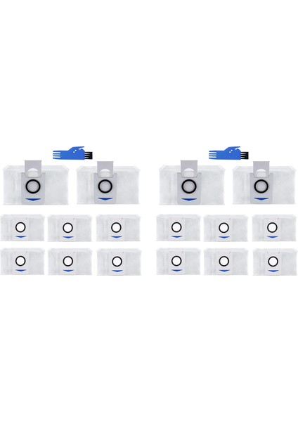 Ecovacs Deebot Için 16PCS Vakum Torbaları X1 Ecovacs Deebot X1 Turbo Için Omni Toz Çantaları (Yurt Dışından)