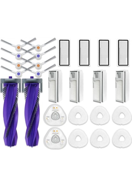 Narwal Freo x Ultra, Narwal J4 / J4 Lite Robot Vakum Yedek Parçaları Ana Yan Fırça Mop Bezi Hepa Filtre (Yurt Dışından)