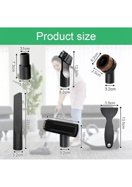 Vakum Süpürge Aksesuarları 32/35MM Vakum Süpürge Uçları Araç Araç Vakum Süpürge Uçu 32/35MM Elektrikli Süpürgeler Için Uygun (Yurt Dışından) modelleri