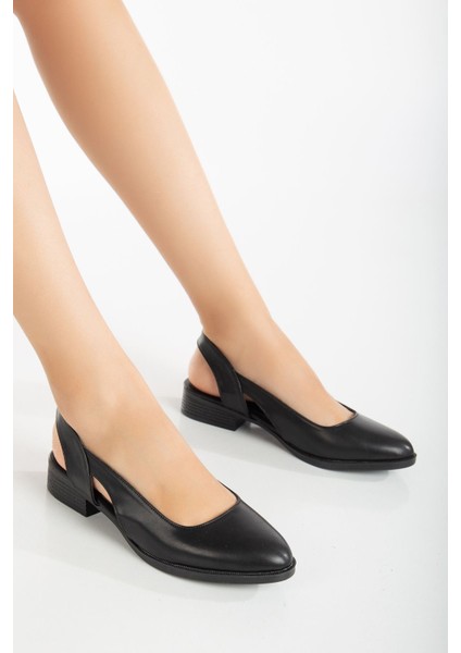 Pore Cilt Kısa Topuk Ayakkabı Mint Yeşil