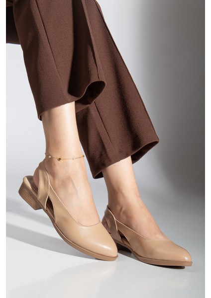 Pore Cilt Kısa Topuk Ayakkabı Mint Yeşil modelleri