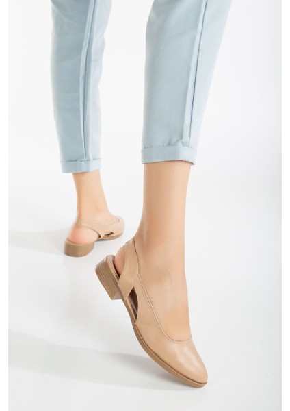 Pore Cilt Kısa Topuk Ayakkabı Mint Yeşil indirimleri