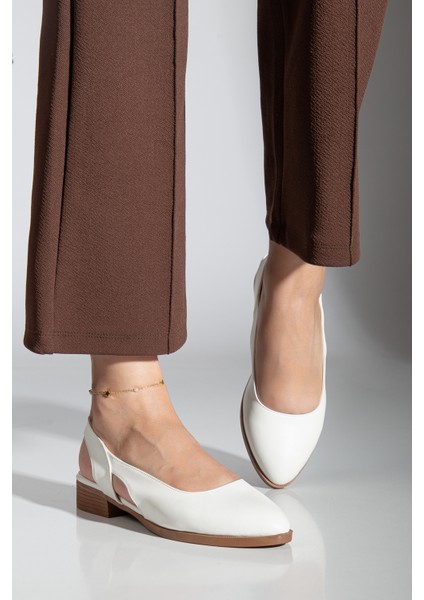 Pore Cilt Kadın Kısa Topuk Ayakkabı Suni Deri Düz Taban Şık modelleri