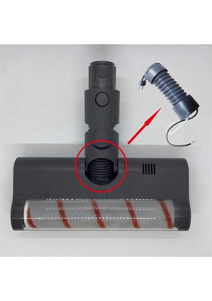 3x Için Xiaomi Dreame V12 /V12PRO /T10 /T20 /T30 Vakum Süpürge Elektrik Zemin Halı Fırçası Kafa Onarım Parçaları Bahar Hortumu (Yurt Dışından) indirimleri