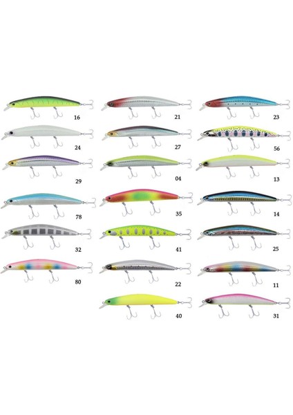 Seabass Minnow 12.5cm 21G Floating Sahte Balık 32 indirimleri
