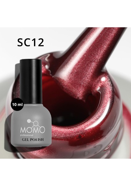 Korean Cat Eye, Silky Cat Eye, Kedi Gözü Oje, SC12 Bordo, 10 ml fırsatları