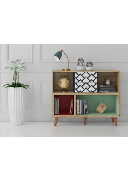 Hunerika Lucca 2 Çekmeceli Şifonyer-Renkli-Minifiks Bağlantılı fiyatları