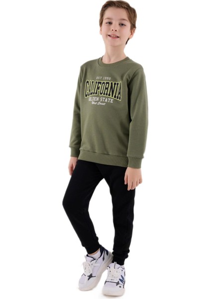 Erkek Çocuk Haki Garson Boy Eşofman Takımı 3651-G fiyatları