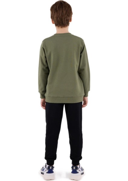 Erkek Çocuk Haki Garson Boy Eşofman Takımı 3651-G indirimleri